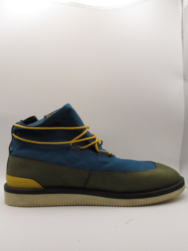 Suicoke X Aim Leon Dore Blue Cordura Nylon Boots Size 10 Sherpa-Lined Interior